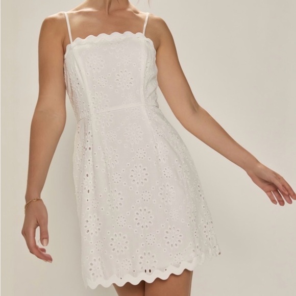 Francesca's Collections Dresses & Skirts - Roxanne Ric Rac Eyelet Mini Dress, size XL, NWT